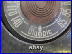 Vintage Olympic Tube Table Radio (1946) 502 UNTESTED