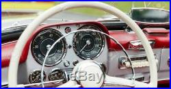 Vintage Original Crosley Dashboard Clock Tube Radio Lux White
