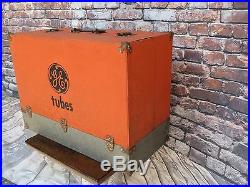 Vintage Original GE General Electric Radio / TV Tube Repairman Tube Case Caddy
