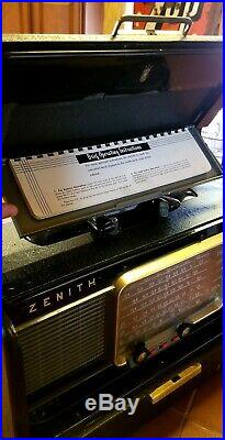 Vintage Original Zenith Trans Oceanic Multiband Short Wave Radio- Works
