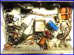 Vintage PATHE CATHEDRAL RADIO Untested /Complete withALL 7 TUBES & SOME NEW CAPS
