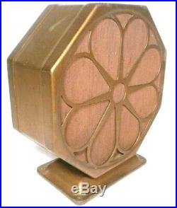 Vintage PAUSIN CONE SPEAKER Tested & Working 1O SPEAKER on stand / 881 ohms