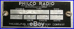 Vintage PHILCO 38-2670 TOMBSTONE radio Working Powerhouse Great Sound AM & SW