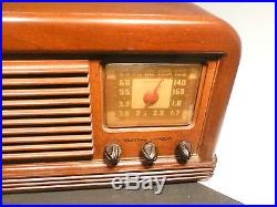 Vintage PHILCO 41-22CL CLOCK / RADIO Working Well MID CENTURY MODERN STYLE