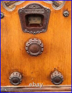 Vintage PHILCO JR. RADIO Superheterodyne Model 81 Tabletop Tube Old Radio