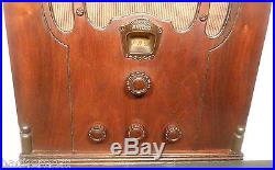 Vintage PHILCO MODEL 60 CATHEDRAL RADIO ELECTRONIC RESTORED & SOUNDING GREAT