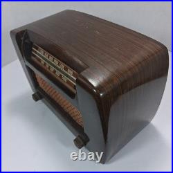 Vintage PHILCO TRANSITONE RADIO PT3 1942 Wooden Tabletop Tube Radio
