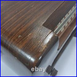 Vintage PHILCO TRANSITONE RADIO PT3 1942 Wooden Tabletop Tube Radio
