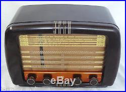 Vintage PHILIPS Model 140K Radio 1952 Bakelite Valve Tube Australian 140 K