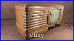 Vintage Packard Bell 46 D Wood Tube Radio Original Condition Untested