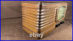 Vintage Packard Bell 46 D Wood Tube Radio Original Condition Untested