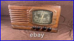 Vintage Packard Bell 46 D Wood Tube Radio Original Condition Untested
