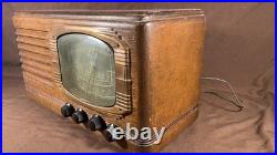 Vintage Packard Bell 46 D Wood Tube Radio Original Condition Untested