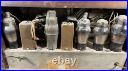 Vintage Packard Bell 46 D Wood Tube Radio Original Condition Untested