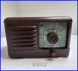 Vintage Packard Bell Tube Radio Model 501 Brown Working Condition Stationized Vintage Packard Bell Tube Radio Model 501 Brown Working Condition Stationized