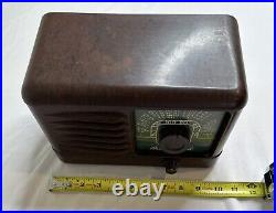 Vintage Packard Bell Tube Radio Model 501 Brown Working Condition Stationized Vintage Packard Bell Tube Radio Model 501 Brown Working Condition Stationized