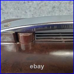 Vintage Packard Bell Tube Radio Model 551 AM Stationized Brown Bakelite Works