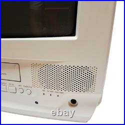 Vintage Panasonic 13 PVC-1351W TV/VHS Combo CRT Retro Gaming FM Radio Works Vintage Panasonic 13 PVC-1351W TV/VHS Combo CRT Retro Gaming FM Radio Works