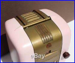 Vintage Pastel Baby Pink Westinghouse H-126 Little Jewel Radio (Restored)