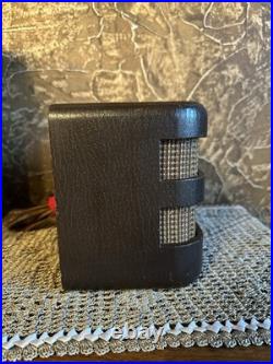 Vintage Pathe XBR Wood Table Tube Radio Working Leatherette Cabinet Receives AM
