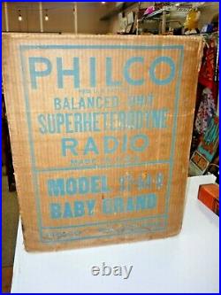 Vintage Philco 37-84 Tube Radio Original BOX 37-84B BOX ONLY RARE DISPLAY
