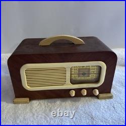 Vintage Philco 41-221 Tube Radio AM Broadcast SW Overseas Wood Not Working