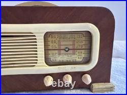 Vintage Philco 41-221 Tube Radio AM Broadcast SW Overseas Wood Not Working