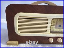 Vintage Philco 41-221 Tube Radio AM Broadcast SW Overseas Wood Not Working