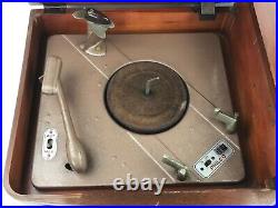 Vintage Philco 48-1256 AM Radio & Record Player Turn Table, AS-IS