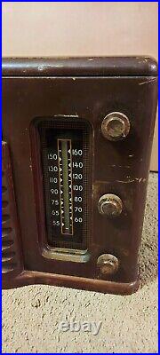 Vintage Philco 48-1256 Tube Radio & Turn Table 78 record player