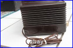 Vintage Philco Bakelite Tube Radio 1950's # 50-920 For Repair Hums, Good Cosmetic