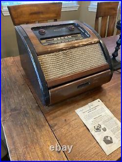 Vintage Philco Bing Crosby Tube Radio / Phonograph, Model 46-1201, circa 1946