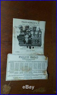 Vintage Philco Cathedral AM/SW Tube Radio Model 89 (1935) Simply Beautiful