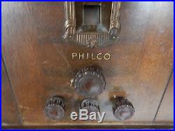 Vintage Philco Cathedral Tube Radio 1930s Model 89