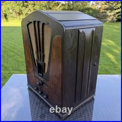 Vintage Philco Model 16 AM/SW Tombstone Vacuum Tube Radio FOR PARTS/REPAIR