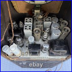 Vintage Philco Model 16 AM/SW Tombstone Vacuum Tube Radio FOR PARTS/REPAIR
