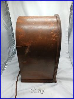 Vintage Philco Model 19 Super Heterodyne Tube Radio As Is For Parts Powers Up