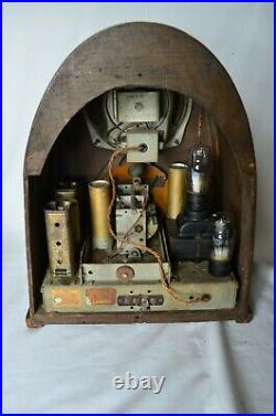 Vintage Philco Model 37-60 Cathedral Radio, Parts Or Restoration