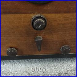 Vintage Philco Model 37-630 Tube Radio Wood AM/SW For REPAIR or Restoration