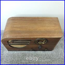 Vintage Philco Model 37-630 Tube Radio Wood AM/SW For REPAIR or Restoration