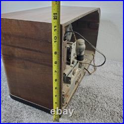 Vintage Philco Model 37-630 Tube Radio Wood AM/SW For REPAIR or Restoration