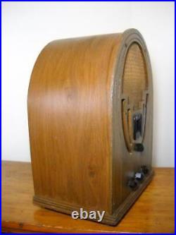 Vintage Philco Model 60 Superheterodyne Art Deco Cathedral Radio Circa 1934