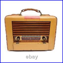 Vintage Philco Portable Tube Radio 53-658 AM Special Services Rare Collectible
