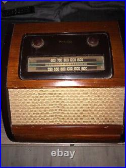 Vintage Philco The Bing Radio & Record Player 1940'S 46-1201 TUBE RADIO