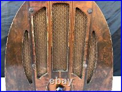 Vintage Philco Tombstone Radio Model 37-84 For Restoration