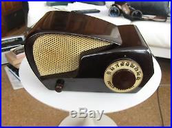 Vintage Philco Transitone Boomerang Tube Radio