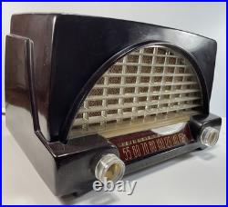 Vintage Philco Transitone Model 51-532 Tube Radio Bakelite WORKING Art Deco