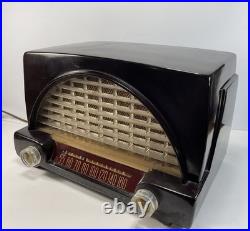 Vintage Philco Transitone Model 51-532 Tube Radio Bakelite WORKING Art Deco