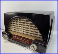 Vintage Philco Transitone Model 51-532 Tube Radio Bakelite WORKING Art Deco
