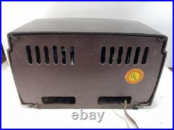 Vintage Philco Transitone Model 51-532 Tube Radio Bakelite WORKING Art Deco